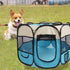 Pet Puppy Dog Playpen, Portable Foldable Cat Tent Crates Cage, Indoor Outdoor Playground 29x16 Pop Up Pet Play Pen