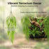 RAINFLOW 3PCS Artificial Terrarium Plants - Lifelike Reptile Habitat Vines, Fake Hanging Plants with Bendable Vine