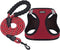Dog Harness Step-in Breathable Vest for Small Medium Dogs, Red