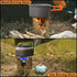 Solo Stove Camping Stainless ALL-Fuel Folding Backpacking Stove Portable Single Burner Fire Pit for Outdoor Cooking