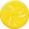 Indestructible Dog Flying Discs, Interactive Flyer Toys for Small Medium Dogs, 7.48 inch, Yellow