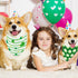 36Pcs, 18 18 27 Whaline St. Patrick's Day Dog Bandana Triangle Pet Scarf Adjustable Puppy Neckerchief Green Shamrock