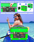 Skywin Kayak Cooler Behind Seat - Waterproof Cooler for Kayaks, Compatible with Lawn-Chair Style Seats