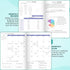 A5 Clever Fox Fitness & Food Journal Nutrition & Workout Planner for Women & Men Diet & Gym Exercise Log Book