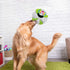 goDog Holiday Collection TPE-Plush Cool Mint Squeaky Dog Toy - Green/White, Chew Guard Technology