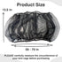 Bird Cage Seed Catcher Skirt, Nylon Mesh Liners for Large Cages, Elastic Easy Cleaning Cover (Black 59-79 inch)