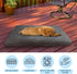 PETMAKER Waterproof Dog Bed, 2-Layer Memory Foam with Removable Machine Washable Cover, 36x27 for Large Dogs