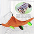 Hamiledyi 5PCS Hanging Bed & Hideout Set - Cotton Hamster Hammock, Tunnel, Swing Accessories for Dwarf Hamster, Rat,