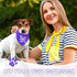 100 Pets(31.5 21.65 21.65 Inch) Kacctyen Pieces Dog Bandanas Bulk Plain Blank Heat Transfer Triangle Dog Bibs Washable