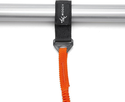 MOOCY Kayak Paddle Tether, Coiled Kayak Fishing Leash with Carabiner for Paddle, Rod SUP Kayaking Accessories