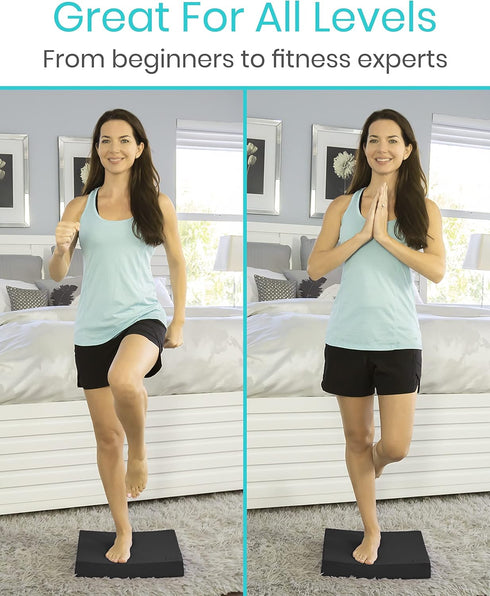 Vive Balance Pad - Foam Large Yoga Mat Trainer for Physical Therapy, Stability Workout, and Strength Training