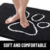 Smiry Dog Door Mat for Muddy Paws, Absorbent Non-Slip Washable Mat, Quick Dry Chenille Mud Mat for Indoor Entry (24x16