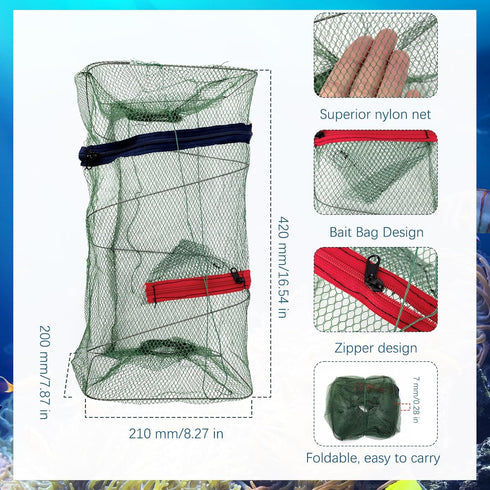 Multi-Purpose Fishing Trap Net for Crayfish & Lobster