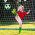 Outus 4 Pcs Kids Soccer Ball Trainer with Adjustable Locked Net, Bungee Elastic Soccer Ball Kicker for Youth Adults