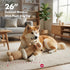 26 Inch Pet Lou Monkey Stick Plush Dog Chew Toy for Dogs with Grunter & Squeakers, Durable Fleece Interactive Toy