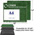 18 14 Inches 2 Pack, GLOBREEN Puppy Artificial Grass Pee Pad for Dogs Potty Training - x Replacement Pet Fake Grass Mat