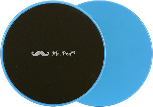Mr. Pen Core Sliders for Working Out, Dual Sided 2 Pack Fitness Discs, Exercise Sliders, Strength Slides, Floor Sliders