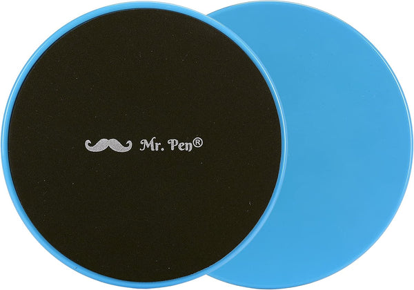 Mr. Pen Core Sliders for Working Out, Dual Sided 2 Pack Fitness Discs, Exercise Sliders, Strength Slides, Floor Sliders