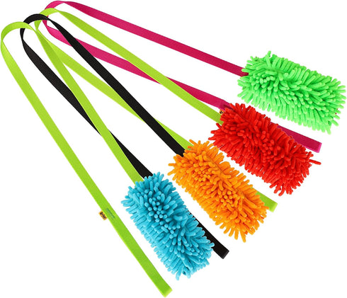 DINGO Dog Tug of War Toy - Outdoor Toy with Long Lead for Training, Soft Nubby-Textured Plush.
