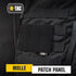 M-Tac Loop Tactical Morale Patches Board - Molle Attachment 4.5 x 3.5, Black