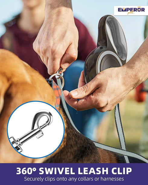 Retractable Dog Leash Add-On Accessory, Anti-Bite Rope for Extra Protection Against Biting from Pups