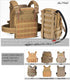 Tactical Small MOLLE Hydration Pack, Outdoor Water Bladder Carrier Pack for Vest Backpack