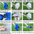NEW-Vi Fishing Umbrella Hat - Folding Adjustable Sun Rain Cap, 37.4” Oversize Hands-Free Umbrella
