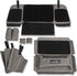 Wild Hare Shooting Gear 1-3 Pistol Organizer Case Kit for Handgun with Divider, Ammo, Firearm, Outdoor, Hunting,