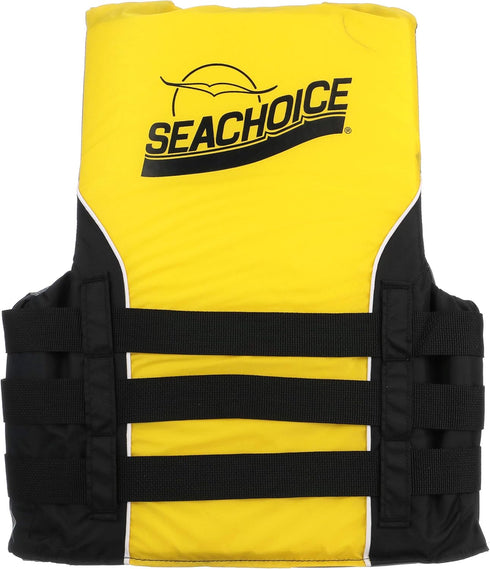 Seachoice Type III Life Jacket, USCG-Approved Adjustable Boat Vest