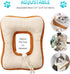 Frienda 2 Pieces Adjustable Cat Cone, Recovery Collar for Kittens After Surgery, Elizabethan Donut Neck Cone with Edge