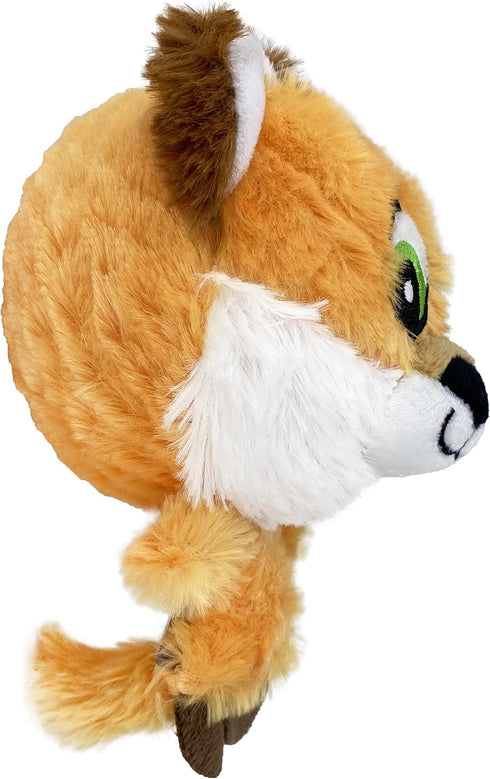 Multipet Knobby Noggins Fox Dog Toy