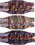 CuteBone Dog Diapers Male Washable Belly Band for Male Dogs Wraps Black