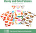 Wegreeco Washable Male Dog Belly Band - Pack of 3 Stylish Pattern Dog Diapers for Male Dogs, Size S