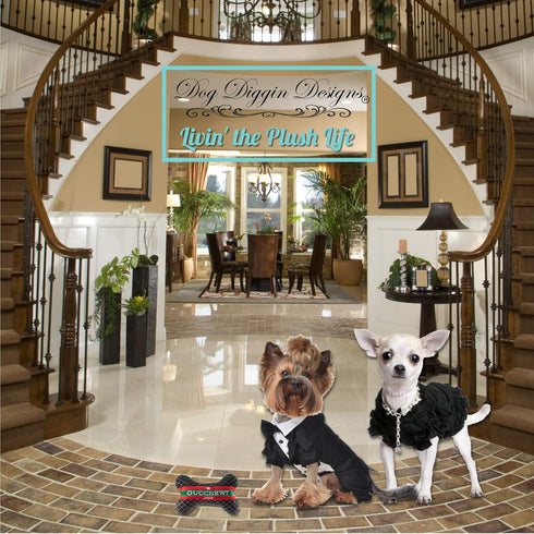 Dog Diggin Designs Runway Pup Collection - Unique Squeaky Plush Dog Toys, Prêt-à-Porter Dog Bones & More