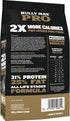Bully Max Pro 2X High Calorie & High Protein Dry Dog Food, 4 lbs for Puppy and Adult Dogs - Muscle Building & Healthy
