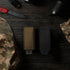 VISMIX Pistol Magazine Pouch, Double 9mm Mag Pouch with Quick Release Kydex Insert, MOLLE Compatible