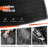 Reliadura Front Seat Covers for Dogs, Waterproof Leather Dog Car Seat Cover, Full Coverage Nonslip Scratchproof Pet Car