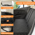 Hammock Simple Trending Dog Car Seat Cover, Back Seat Pet Bed Mat Protector Waterproof Bench Car Seat Cover, Nonslip