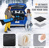 Ski Bag and Boot Bag Combo - Padded Ski Carrier Bag for Air Travel, Fits Skis Up to 200 CM