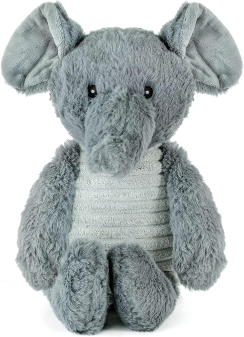 Safari Pet Plush Toy with Squeaker, Bear, Rhino, Elephant