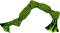 Jolly Pets Knot-N-Chew Large/X-Large Squeaker Dog Toy - Green/Black, JTJP043