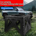 QIYUNI Adult portable camping toilet with cover folding travel bedpan compact and portable for cars hiking beaches RVs