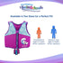 SwimSchool Kids Swim Trainer Vests for Toddlers Ages 2-6 – Boys/Girls – Multiple Colors and Styles