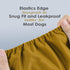 Wegreeco Washable Male Dog Belly Wrap - Pack of 3 - Small (Gold, Black, Grey)