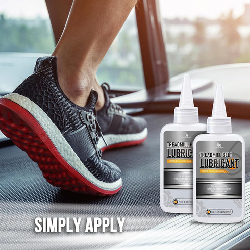 7oz 100% DecorRom Silicone Treadmill Lubricant - Treadmill Lube with Application Tubes, Silicone Oil for Most Treadmill