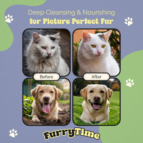 Pet Glove Wipes for Dog & Cat Cleaning, 30 Gloves, Hypoallergenic Dry Bath for Puppy, Kitten, and Coat Care