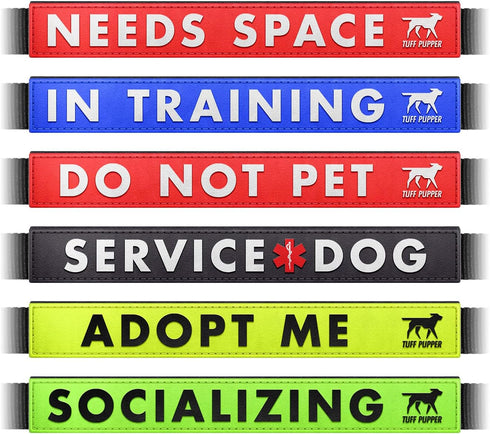 Tuff Pupper Waterproof Leash Sleeve, Fits 1 Inch Wide Leash, Durable Neoprene & Silicone, Easy Velcro On & Off (2 Pack,