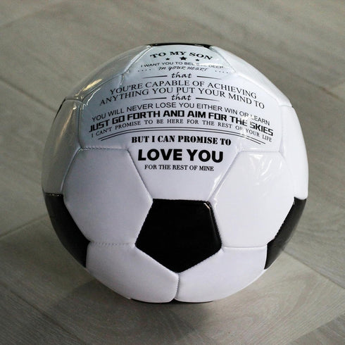 Size 5 Traditional Soccer Ball, Personalized Inspirational Gifts for Daughter, Son, or Grandson