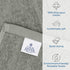 DAN RIVER 100% Cotton Dog Bath Towel, Ultra Soft 450 GSM, Quick Drying, Paw Embroidered Pattern, 20x40 inches