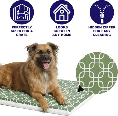 Midwest Homes for Pets Quiet Time Teflon Defender Dog Beds, Designed to Fit Folding Metal Dog Crates